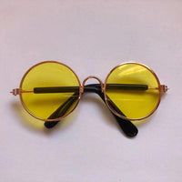 Thumbnail for Fashionesque Multicolored Pet Glasses Cat Apparel KittyNook Transparent Yellow M