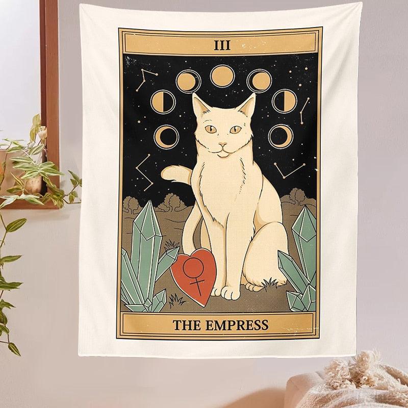 Felinomancy Cat Tapestry Decorative Tapestries KittyNook Cat Company The Empress S