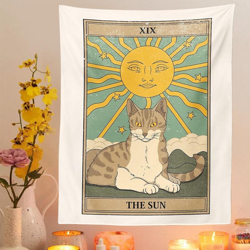 Felinomancy Cat Tapestry Decorative Tapestries KittyNook Cat Company The Sun S
