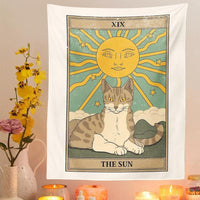 Thumbnail for Felinomancy Cat Tapestry Decorative Tapestries KittyNook Cat Company The Sun S