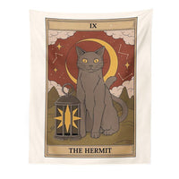 Thumbnail for Felinomancy Cat Tapestry Decorative Tapestries KittyNook Cat Company The Hermit S