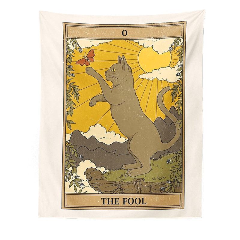 Felinomancy Cat Tapestry Decorative Tapestries KittyNook Cat Company The Fool S