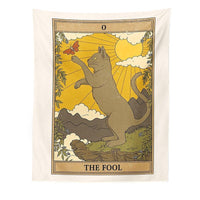 Thumbnail for Felinomancy Cat Tapestry Decorative Tapestries KittyNook Cat Company The Fool S