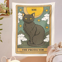 Thumbnail for Felinomancy Cat Tapestry Decorative Tapestries KittyNook Cat Company The Protector S