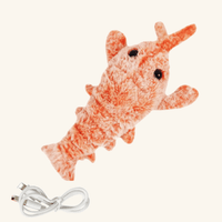 Thumbnail for Flapping Lobster Cat Toy Cat Toys KittyNook Cat Company Orange