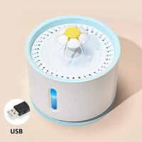 Thumbnail for Flower Cat Water Fountain Pet Bowls, Feeders & Waterers KittyNook