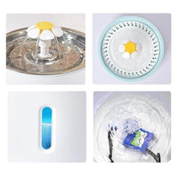 Thumbnail for Flower Cat Water Fountain Pet Bowls, Feeders & Waterers KittyNook