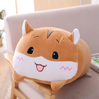 Thumbnail for Fluff Buddies Animal Plushie Stuffed Animals KittyNook Cat Company Brown Hamster S