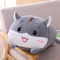 Thumbnail for Fluff Buddies Animal Plushie Stuffed Animals KittyNook Cat Company Grey Hamster S