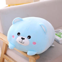 Thumbnail for Fluff Buddies Animal Plushie Stuffed Animals KittyNook Cat Company Blue Bear S