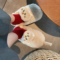 Thumbnail for Fluffy Cat Slippers For Adults Shoes KittyNook Cat Company