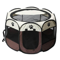 Thumbnail for Foldie Portable Cat Playpen Cat Beds KittyNook Coffee M