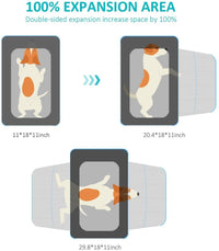 Thumbnail for Go Cat Expandable Cat Carrier Cat Supplies KittyNook Cat Company