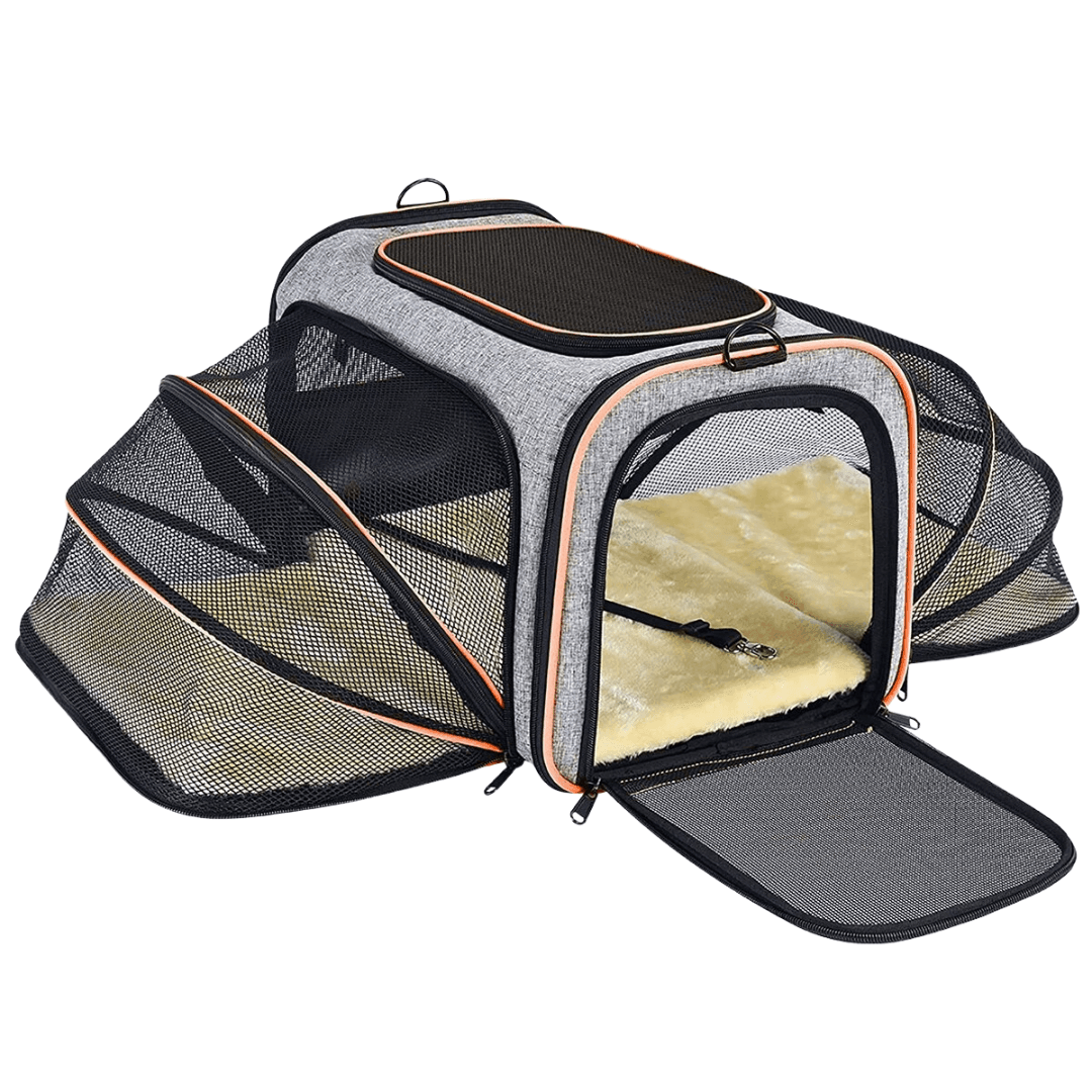 Go Cat Expandable Cat Carrier Cat Supplies KittyNook Cat Company Red