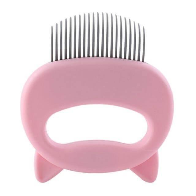Hair Removal Cat Massaging Shell Comb Cat Supplies kittynook Pink