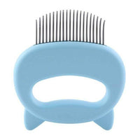 Thumbnail for Hair Removal Cat Massaging Shell Comb Cat Supplies kittynook Blue