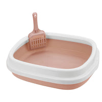 Thumbnail for Home De Toilette Anti Splash Litter Box Cat Supplies KittyNook Pink