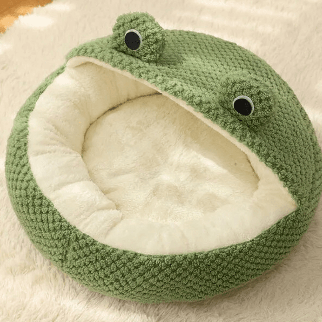 Hoppin Haven Cool Cat Bed Cat Beds KittyNook Cat Company Hoppin Haven Cool Cat Bed - Half Cave S - (1-5kg)