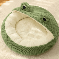 Thumbnail for Hoppin Haven Cool Cat Bed Cat Beds KittyNook Cat Company Hoppin Haven Cool Cat Bed - Half Cave S - (1-5kg)
