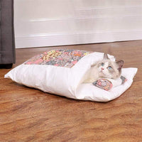 Thumbnail for Japanese Style Cat Sleeping Bag Cat Beds KittyNook Cute Cats S 45x30cm
