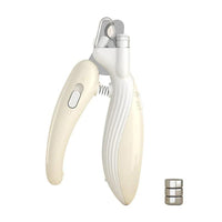 Thumbnail for Cat Nail Clipper with LED Light Pet Supplies KittyNook Cat Company Cream-White
