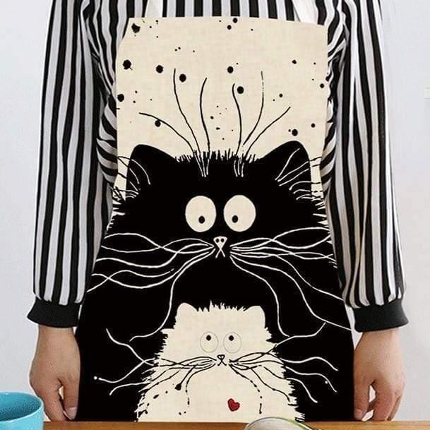Kitchen Catz Cooking Apron Aprons KittyNook Style 1