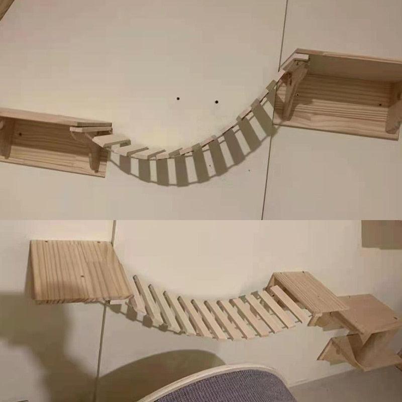 Kitty Krossing Cat Rope Bridge Cat Furniture KittyNook Cat Company