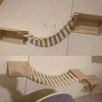 Thumbnail for Kitty Krossing Cat Rope Bridge Cat Furniture KittyNook Cat Company