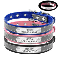 Thumbnail for Leather Nameplate Cat Collar Pet Collars & Harnesses KittyNook