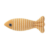Thumbnail for Linen Catch Fish Toy Cat Toys KittyNook Cat Company Yellow