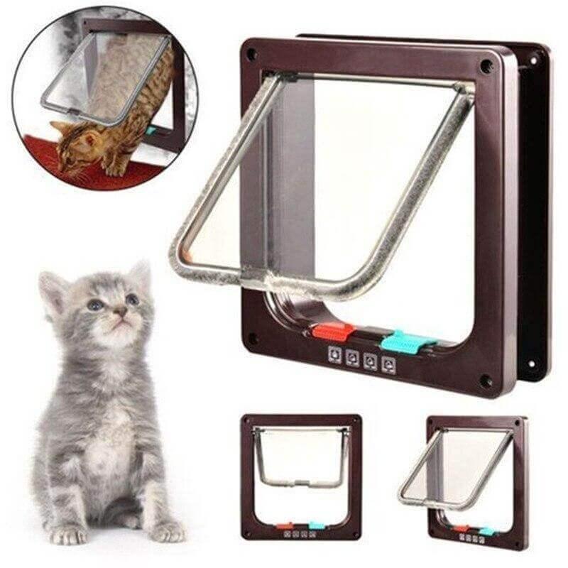 Lock-able Cat Flap Door Pet Doors KittyNook