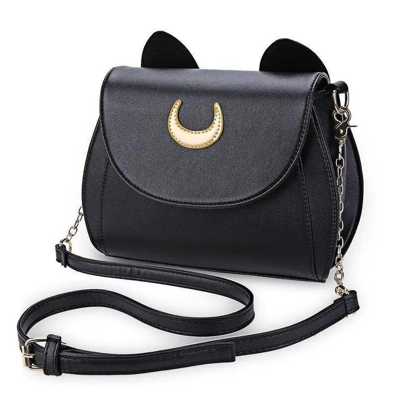 Luna Crescent Hand Bag Handbags KittyNook Cat Company