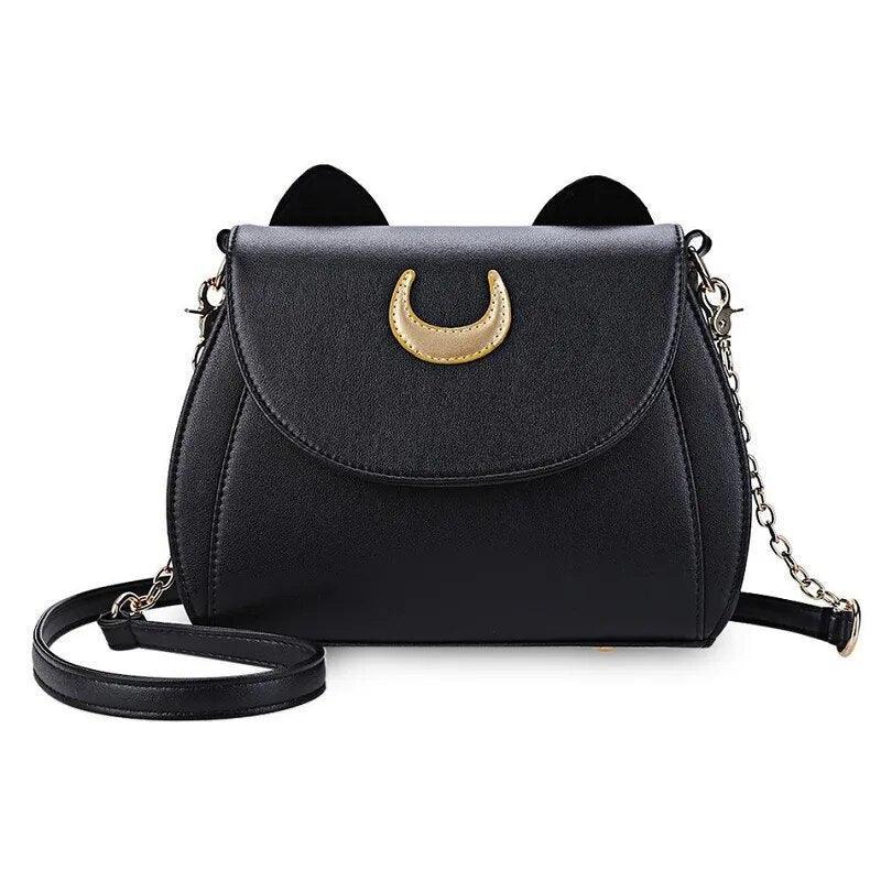 Luna Crescent Hand Bag Handbags KittyNook Cat Company