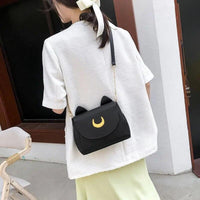Thumbnail for Luna Crescent Hand Bag Handbags KittyNook Cat Company