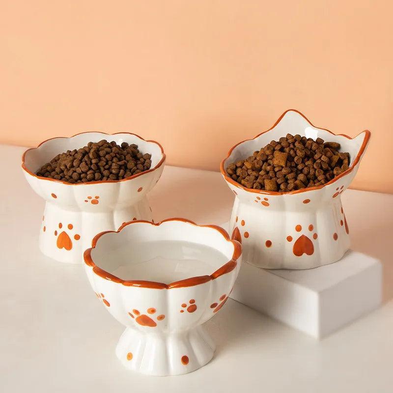 Meowlicious Cat Ceramic Bowls Pet Bowls, Feeders & Waterers KittyNook Cat Company