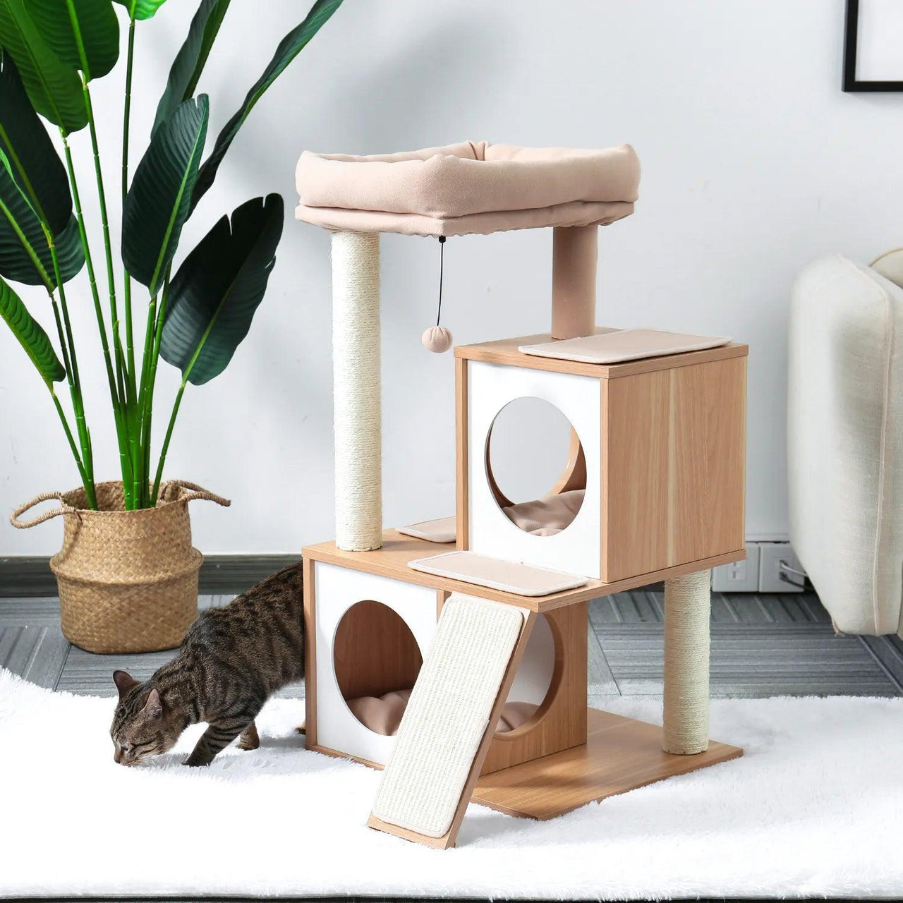 Meowtopia Cat Condo Tree Cat Furniture KittyNook Cat Company