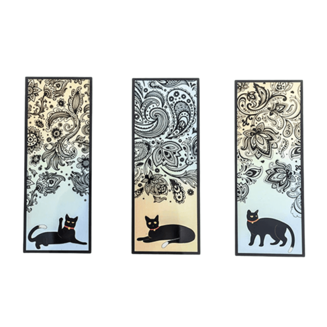 Mysticats Cat Bookmark Set Bookmarks KittyNook Cat Company C