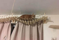 Thumbnail for Nancy Sway Wooden Rope Bridge Cat Furniture KittyNook