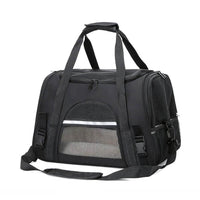 Thumbnail for Nylon Mesh Breathable Cat Carrier Pet Carriers & Crates KittyNook Black