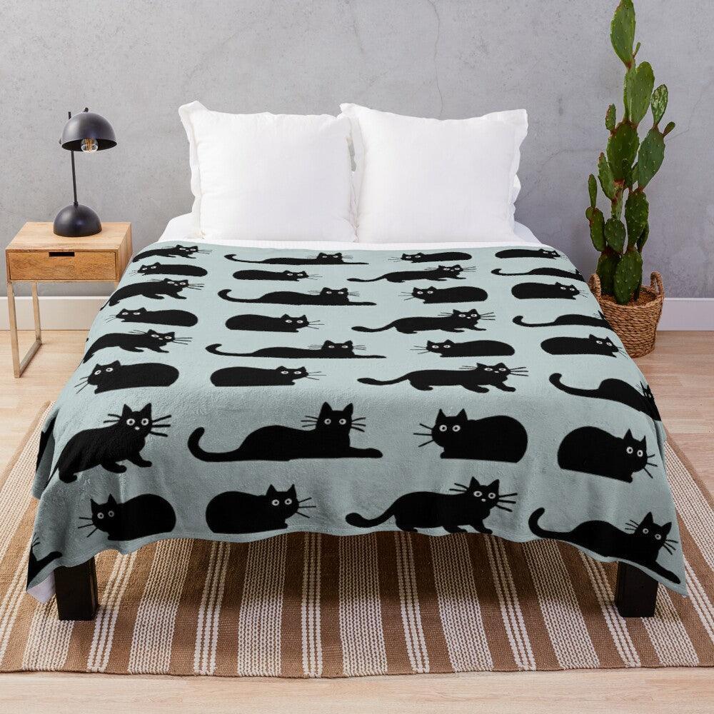 Oh, My Cat! Throw Blanket Blankets KittyNook Cat Company Style 2 S (100x130cm)