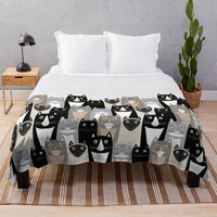 Thumbnail for Oh, My Cat! Throw Blanket Blankets KittyNook Cat Company Style 6 S (100x130cm)