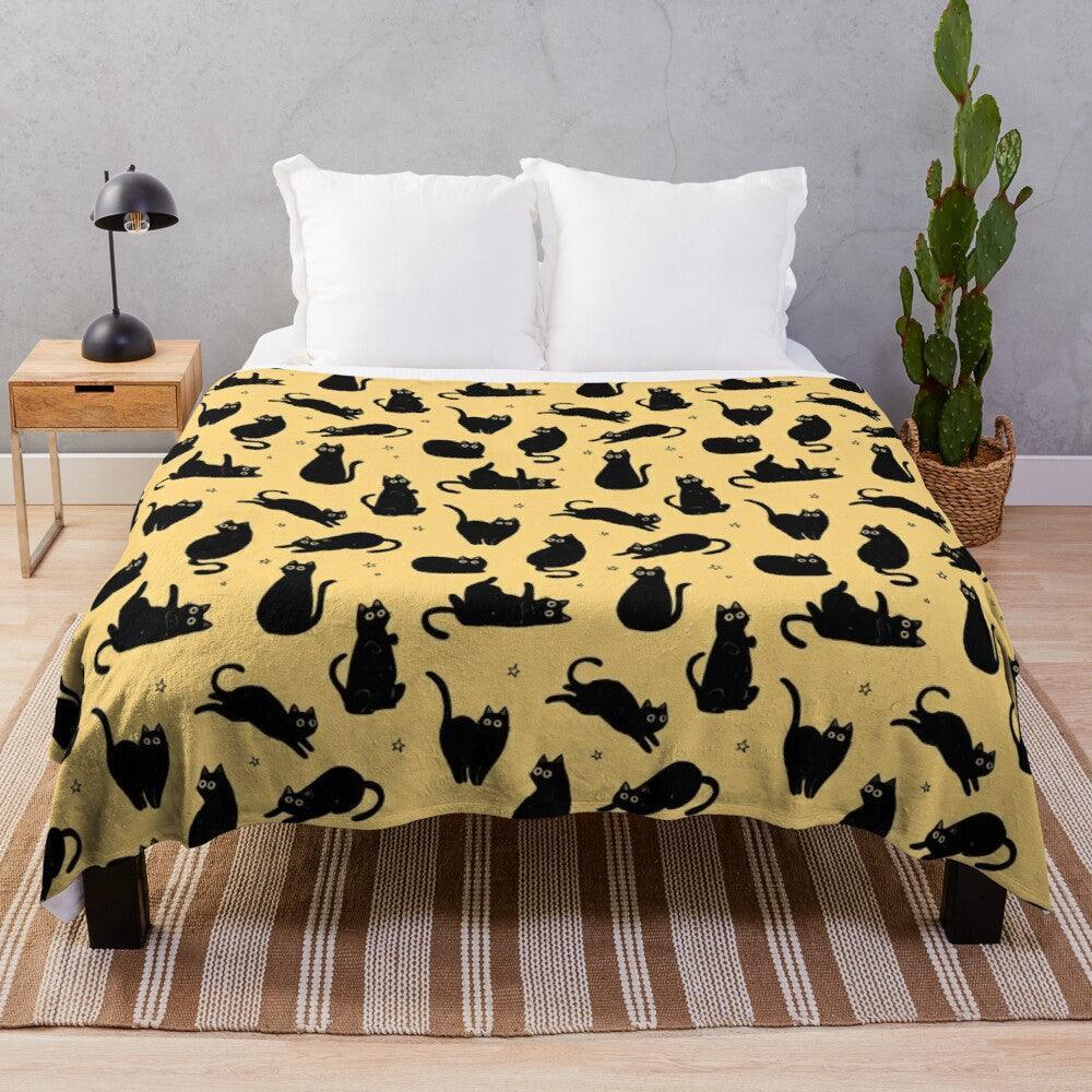 Oh, My Cat! Throw Blanket Blankets KittyNook Cat Company Style 3 S (100x130cm)