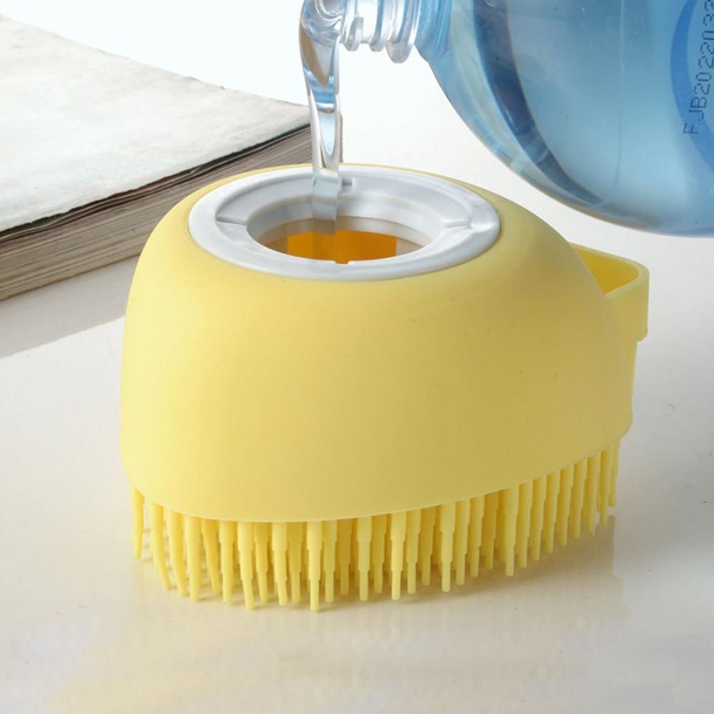 Oh-So-Clean Silicone Bath Brush Pet Grooming Supplies KittyNook