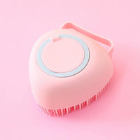 Thumbnail for Oh-So-Clean Silicone Bath Brush Pet Grooming Supplies KittyNook Pink