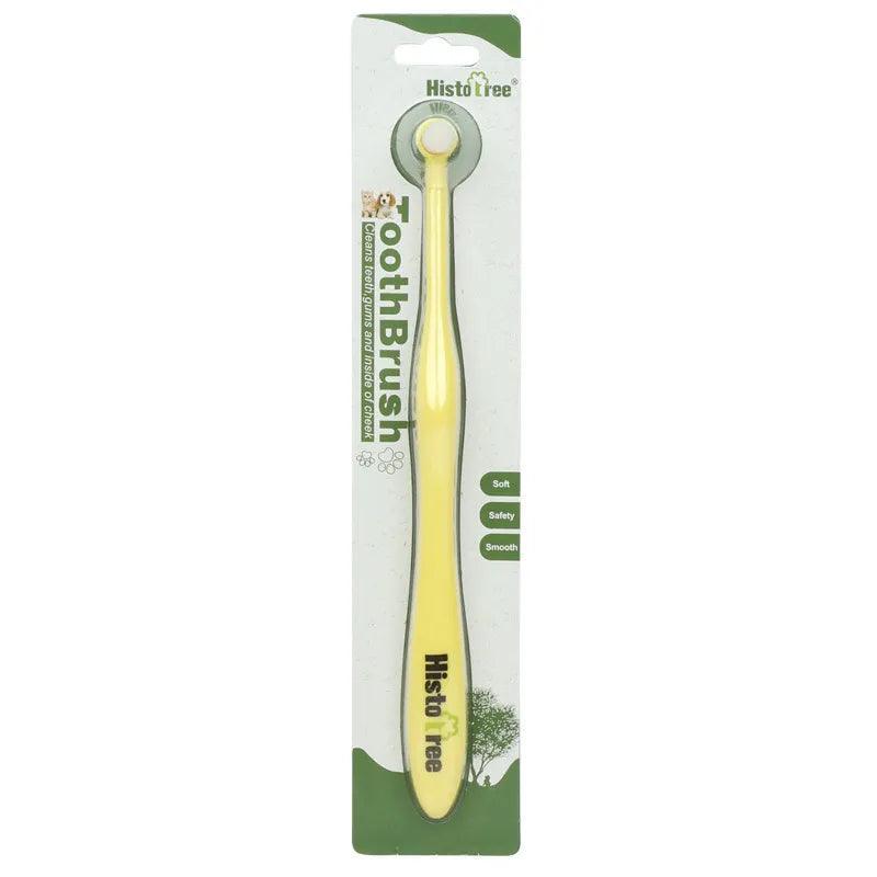 Orbital Pet Toothbrush Pet Grooming Supplies KittyNook Cat Company Yellow