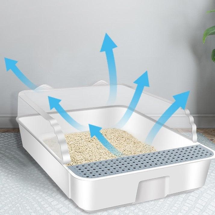 Paws Retreat Semi Enclosed Cat Litter Box Cat Litter Boxes KittyNook Cat Company