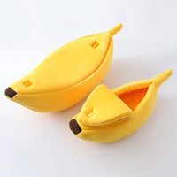 Thumbnail for Peeled Banana Cat Bed Cat Beds KittyNook Yellow S