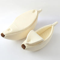 Thumbnail for Peeled Banana Cat Bed Cat Beds KittyNook Cream S