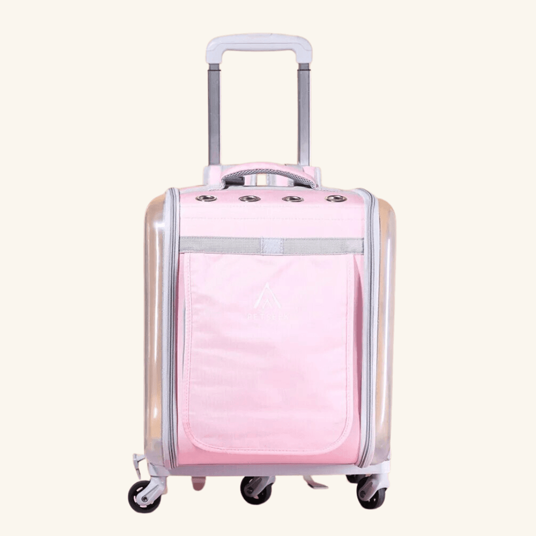 Pet Prowl Cat Stroller Pet Strollers KittyNook Cat Company Light Peachy Pink