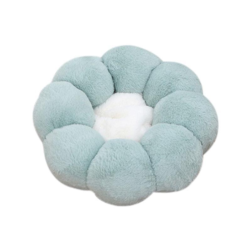 Petal Purr Fancy Cat Bed Petal Purr Fancy Cat Bed KittyNook Cat Company Green S